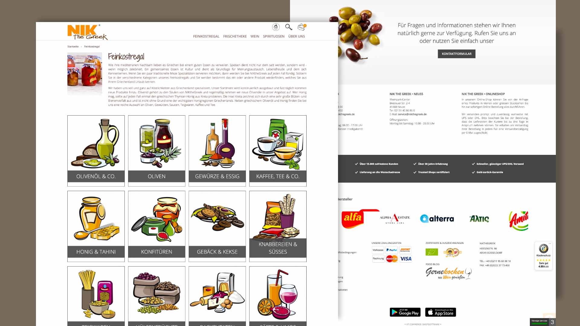 Produkt-Kategorien & Suchfilter | © Blackbit digital Commerce GmbH
